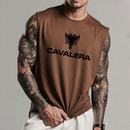 Camisa Cavalera. Regata Oversized Machão Camiseta Camisa Streetwear Algodão Cavada Longline