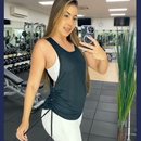 Blusas Dry Fit Feminina Fitness Academia Puxa) Veste Leggins Tapa Bumbum Tule Camiseta Top Regata Treino Esporte croped