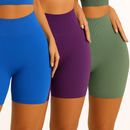 Shorts Fitness Canelado Feminino Queen Luna Fit – Zero Transparência, Cintura Alta e Conforto Absoluto