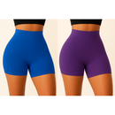 Shorts Fitness Canelado Feminino Queen Luna Fit – Zero Transparência, Cintura Alta e Conforto Absoluto