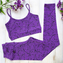 Conjunto Academia Feminino Calça Legging E Top Fitness