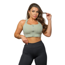 Top Jump Ajustável Zíper Frontal