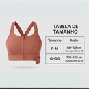 Top Jump Ajustável Zíper Frontal