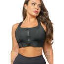 Top Jump Ajustável Zíper Frontal