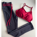 Conjunto Fitness Calça + Top Alça Fina