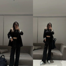 Conjunto De yoga Calças Compridas Femininas + Moda Cortada Roupas De 2 Peças Regata De Tricô Com Rosca