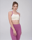 Conjunto De Yoga Feminino Sem Costura Roupas De Ginástica Esportivas Soutien De Cintura Alta Leggings Fitness Bra Top Calças
