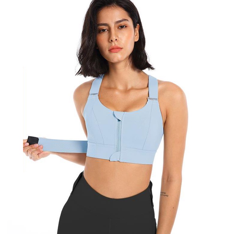 Top Colete Com Zíper Frontal Alça Ajustável