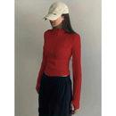 Blusa Manga Longa Gola Alta Suplex Ziper