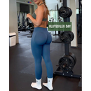 Legging Fitness Feminina Alta Cintura Modeladora - Calça Alongada Bumbum Perfeito - Tecido Antiderrapante e Respirável