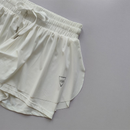 2 em 1 cintura alta ginástica yoga shorts para mulheres baixa secagem rápida 2023 FYVR