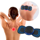 KIT Mini Massageador EMS Estimulador Elétrico De Pescoço Portátil Para Alívio Da Dor Muscular Cervical