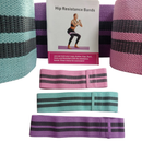 kit- 3 Faixas Elástica de Resistência para yoga Pilates Treino Academia- Elásticos de Resistência