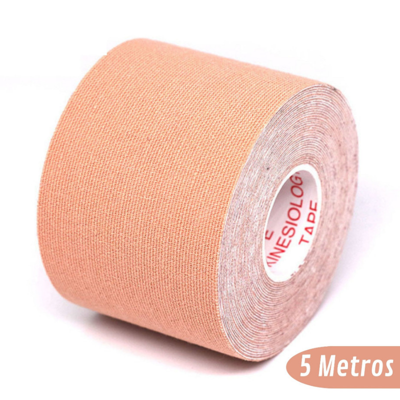 Kit De 2 Bandagem Elástica 5cm 3M/5M - Fita Kinesio Tape Fisioterapia