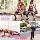 kit- 3 Faixas Elástica de Resistência para yoga Pilates Treino Academia- Elásticos de Resistência