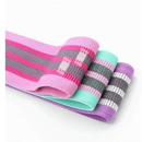 kit- 3 Faixas Elástica de Resistência para yoga Pilates Treino Academia- Elásticos de Resistência