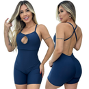 Macaquinho Shortinho costa Nua – Modela o Corpo, Não Marca e Seca Rápido