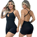 Macaquinho de Academia Fitness Shortinho Esporte Liso