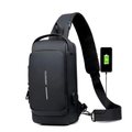 Mochila Transversal Antifurto Compacta Queen USB