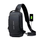 Mochila Transversal Antifurto Compacta Queen USB