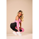 Conjunto Fitness Feminino Top e Legging Com Elástico