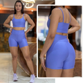 Conjunto Feminino Zero Transparência — Short + Top com Cintura Alta