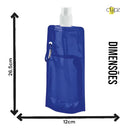 Garrafa Dobrável Portátil 400ml - Trilhas Esporte Ao Ar Livre