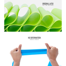 Conjunto de 4 faixas elásticas para exercícios de ioga e estiramento de 150 cm