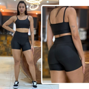 Conjunto Feminino Zero Transparência — Short + Top com Cintura Alta