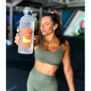 Garrafa grande de 1 litro ursos we bare bears de canudo e tampa que veda