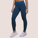 Calça Legging com Cós de Silicone + Ventilação Estratégica