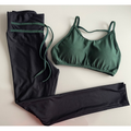 Conjunto Fitness Calça + Top Alça Fina