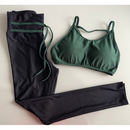 Conjunto Fitness Calça + Top Alça Fina