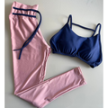 Conjunto Fitness Calça + Top Alça Fina