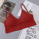 kit 5 Sutiã Esportivo Sexy Sem Costura-Conforto Fio Para Exercícios E Uso Diário