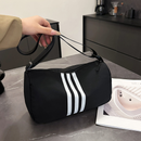 Mulheres Na Moda Preto Brilhante Esportes Mensageiro Bolsa Leve Viagem Peito Crossbody